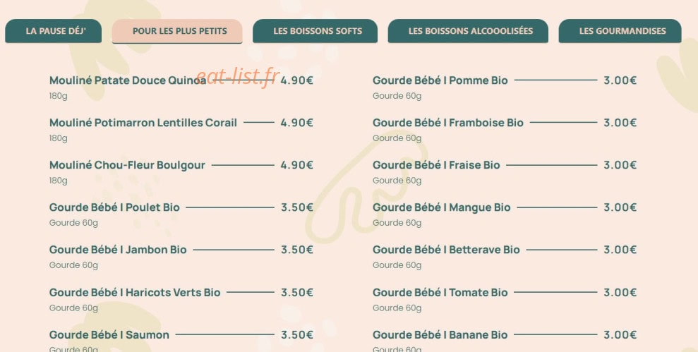 La Cabane d'Axelle — carte page 2