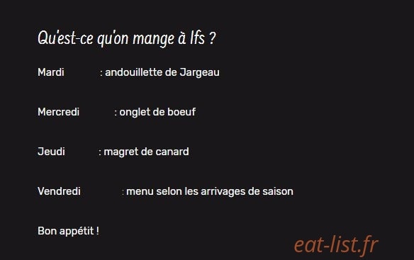 Cuisine et Cave — carte page 1