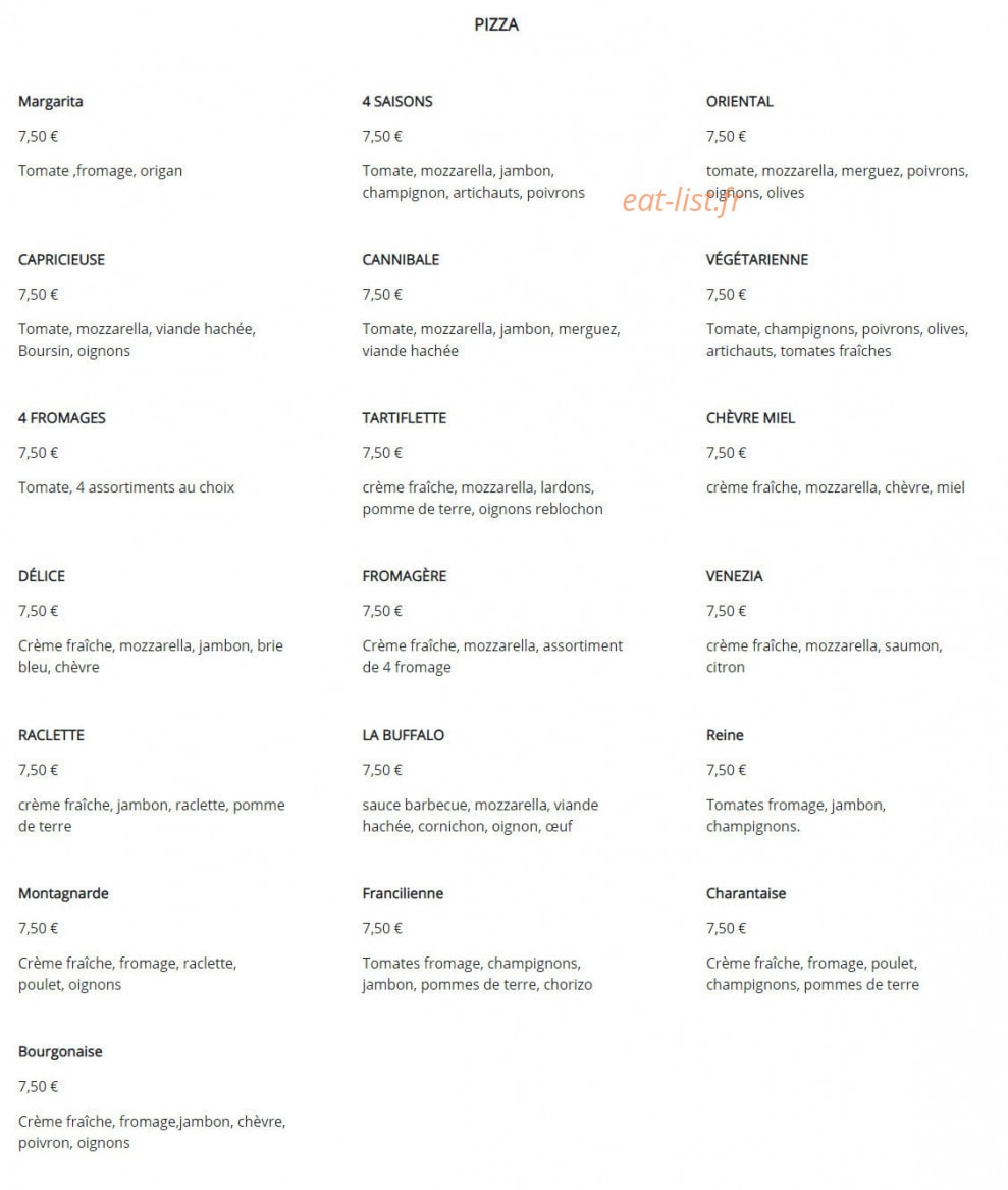La Cuenta — carte page 1