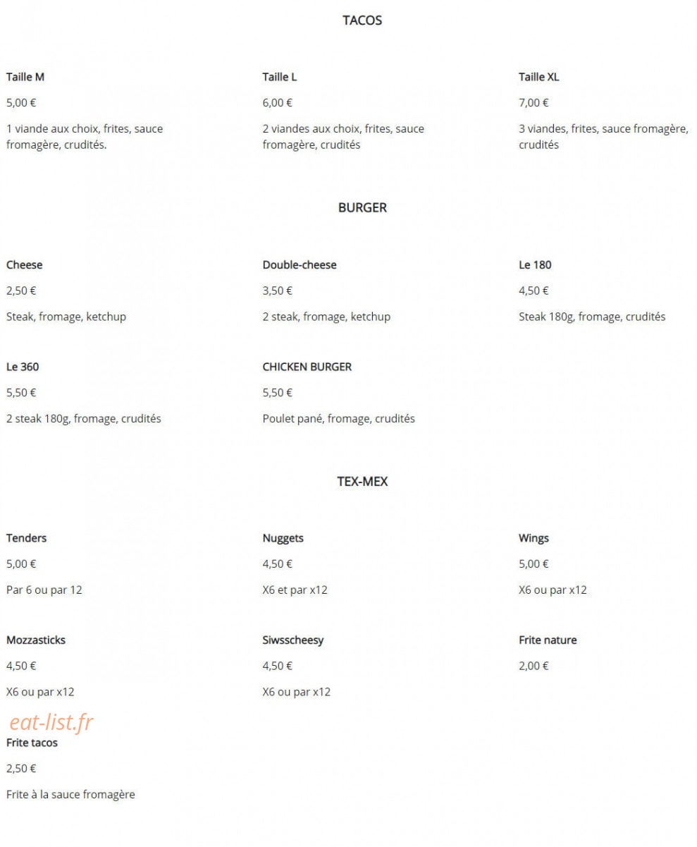 La Cuenta — carte page 2