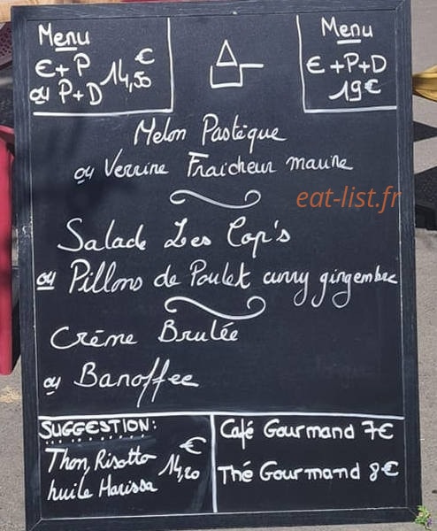 Les cop's — carte page 1