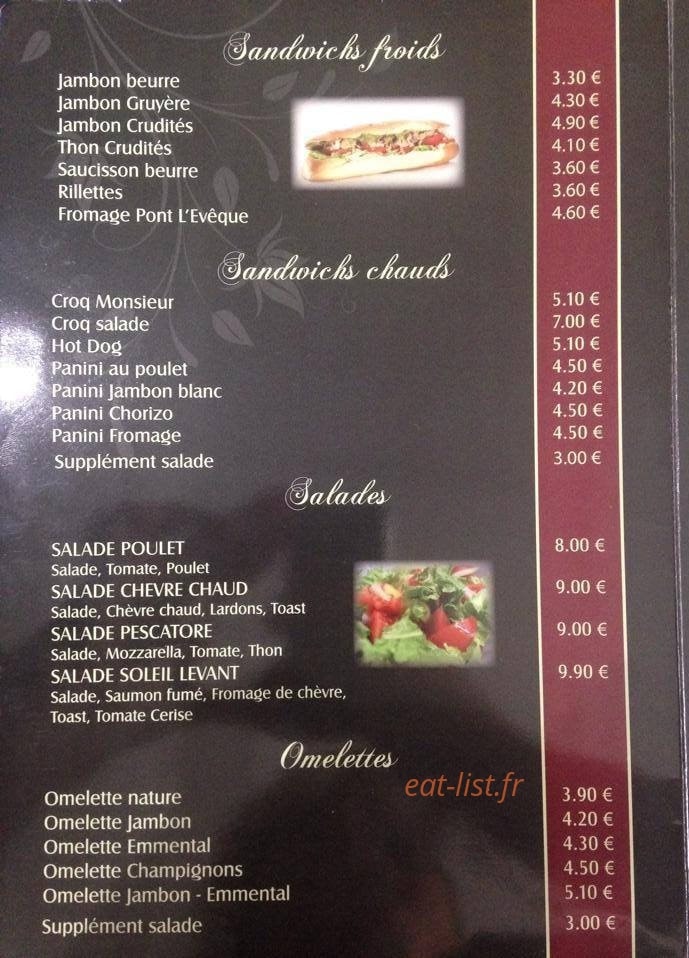 Chez Maguy — carte page 2