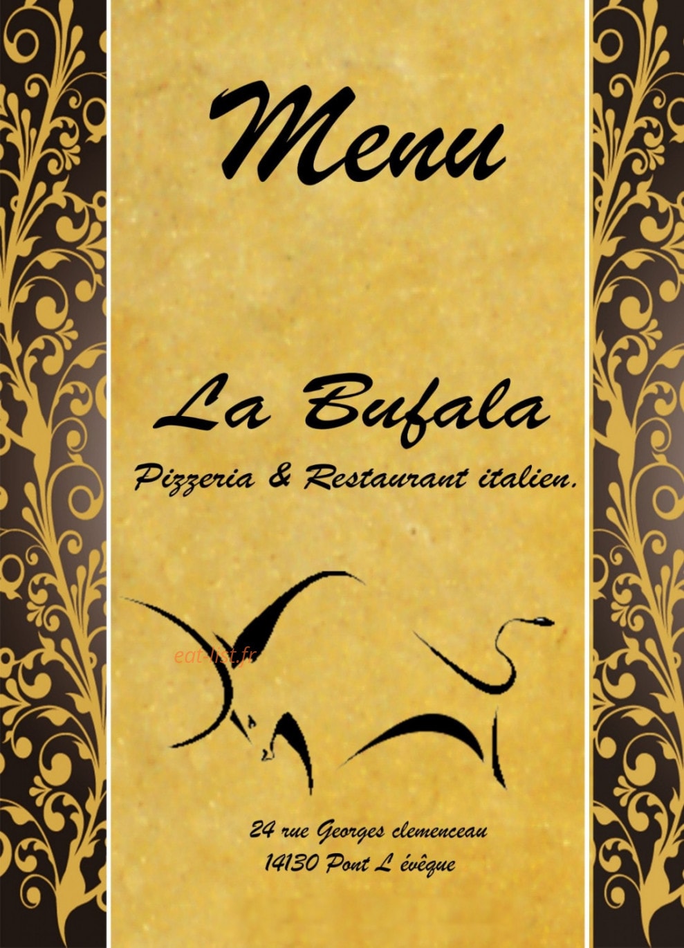 La Bufala — carte page 1