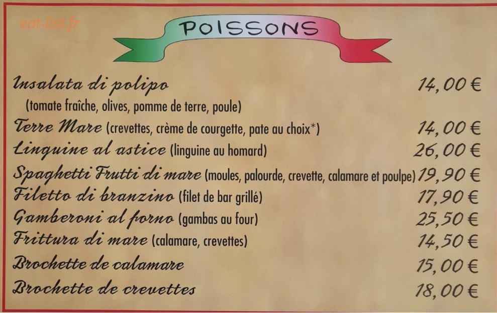 La Bufala — carte page 7