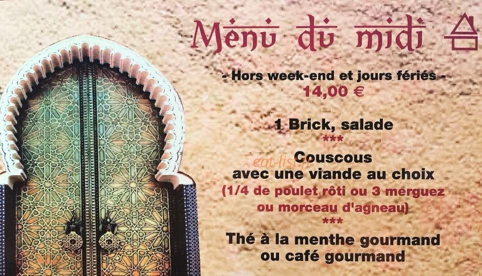 Le Berbere — carte page 1