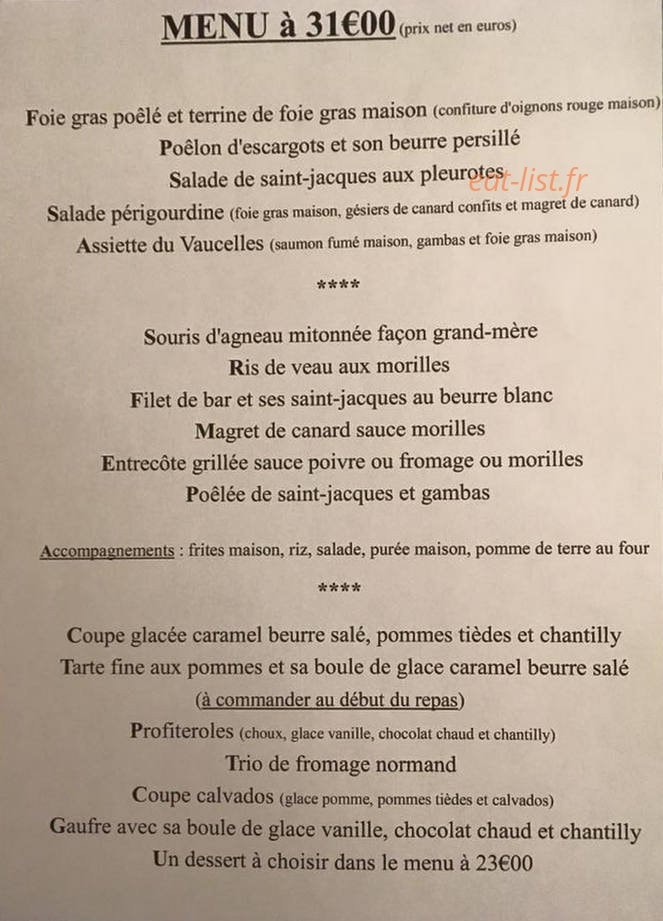 Le vaucelles — carte page 1