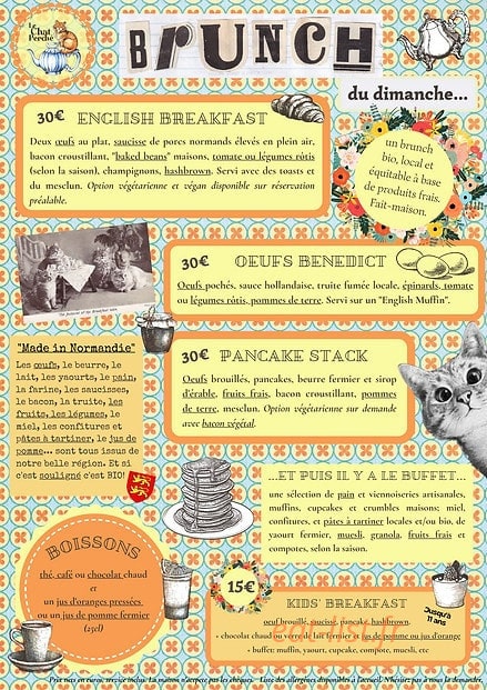 Le Chat Perché — carte page 1
