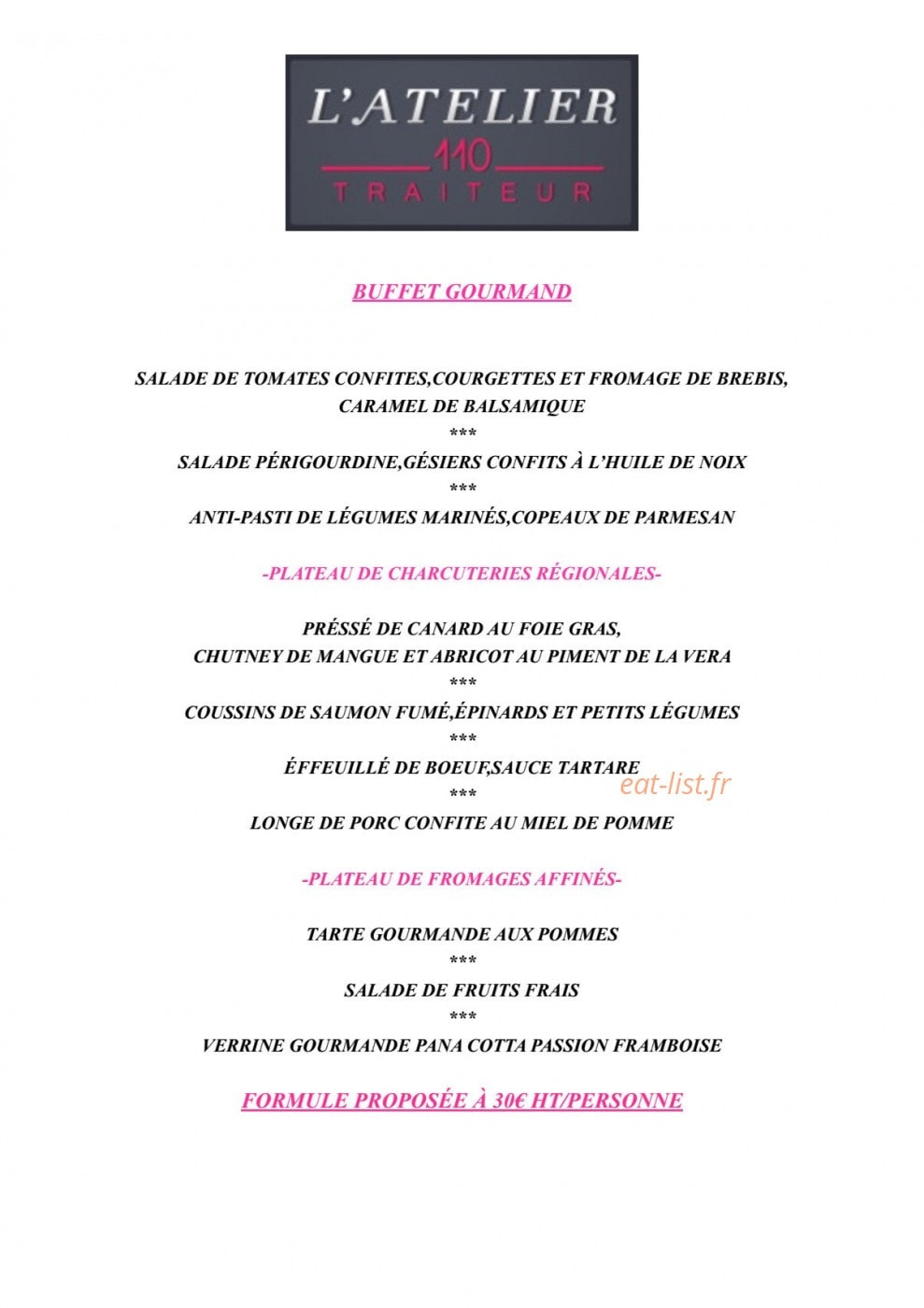 L'Atelier 110 — carte page 4