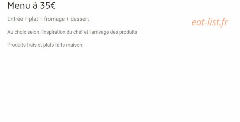 Auberge Saint Martin — carte page 3