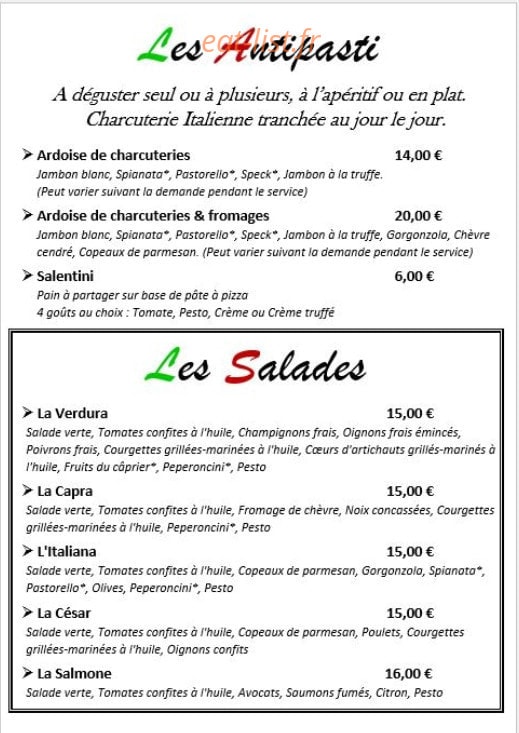 Il Salentino — carte page 1
