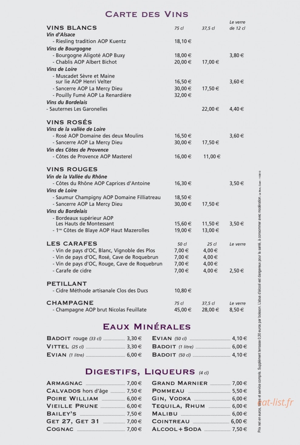 L'Accostage — carte page 8