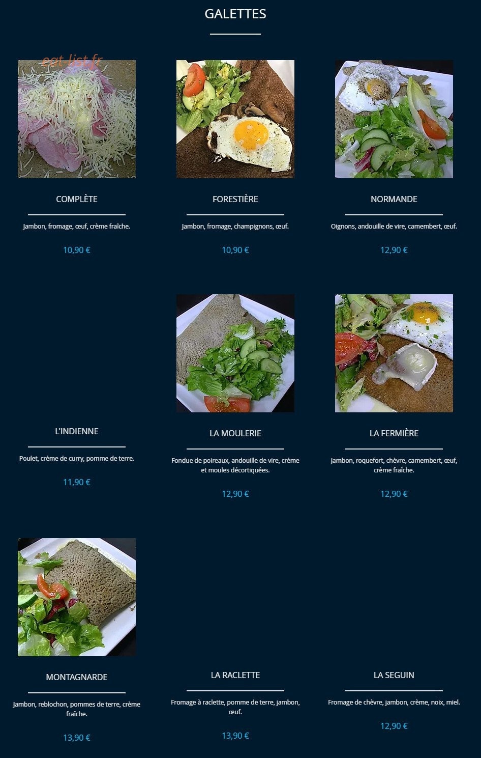 La Moulerie — carte page 8