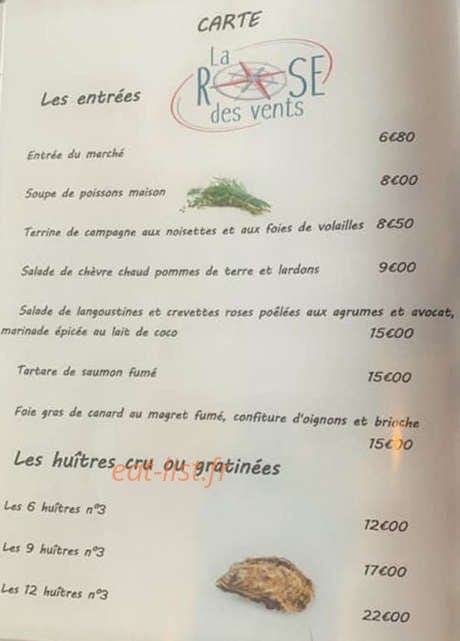 La rose des vents — carte page 1