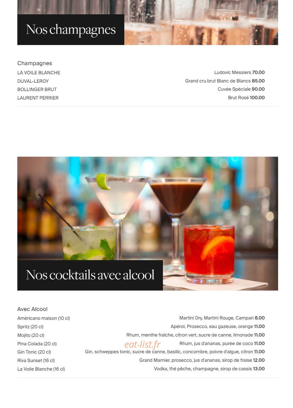 La Voile Blanche — carte page 9