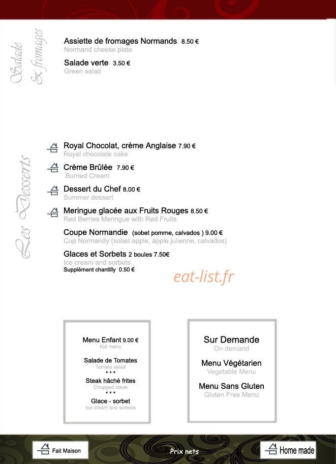 Le Normandie — carte page 2