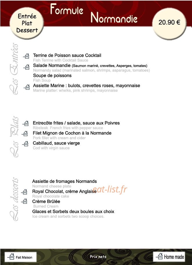 Le Normandie — carte page 3