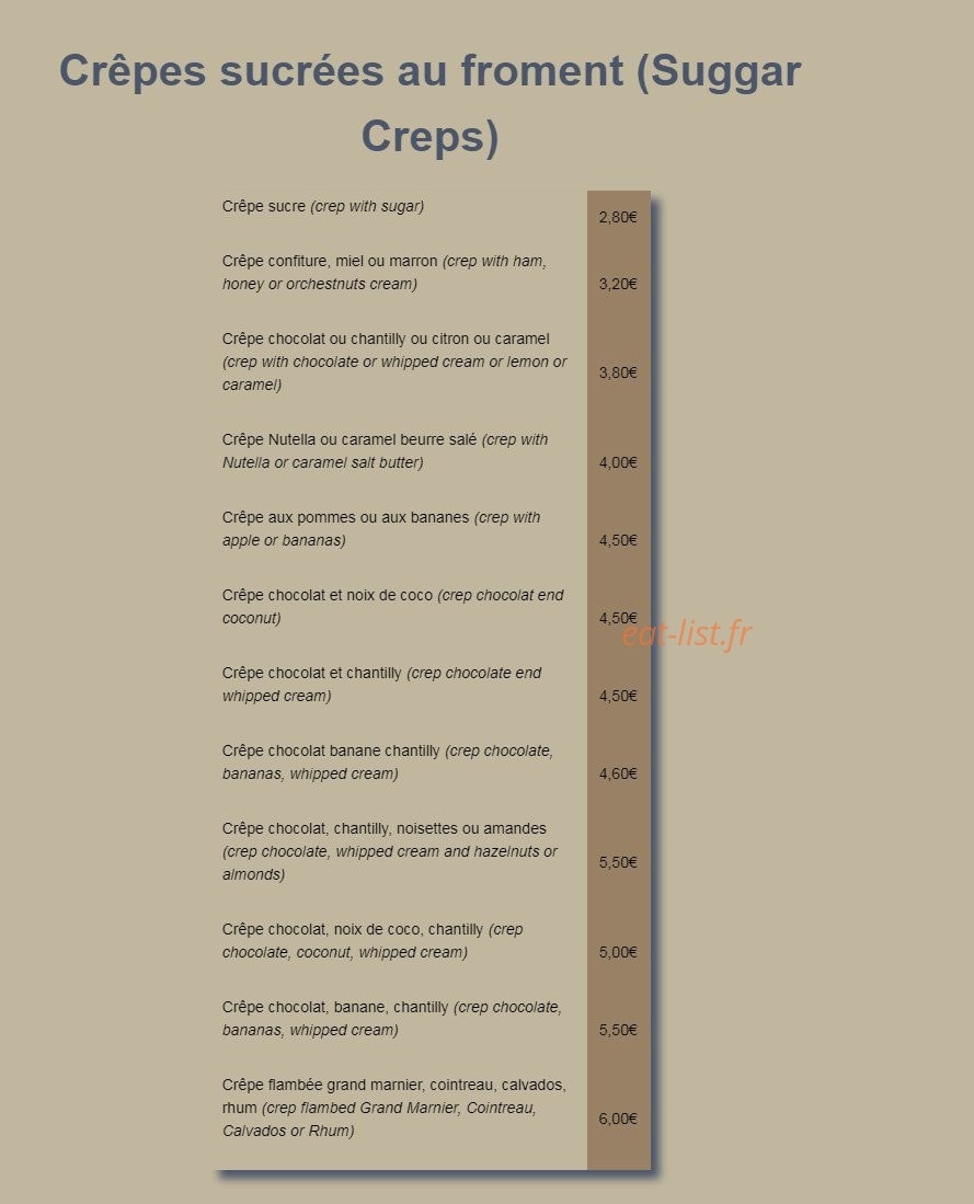Les Cabines — carte page 4