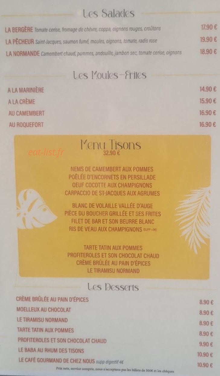 Les Tisons — carte page 4