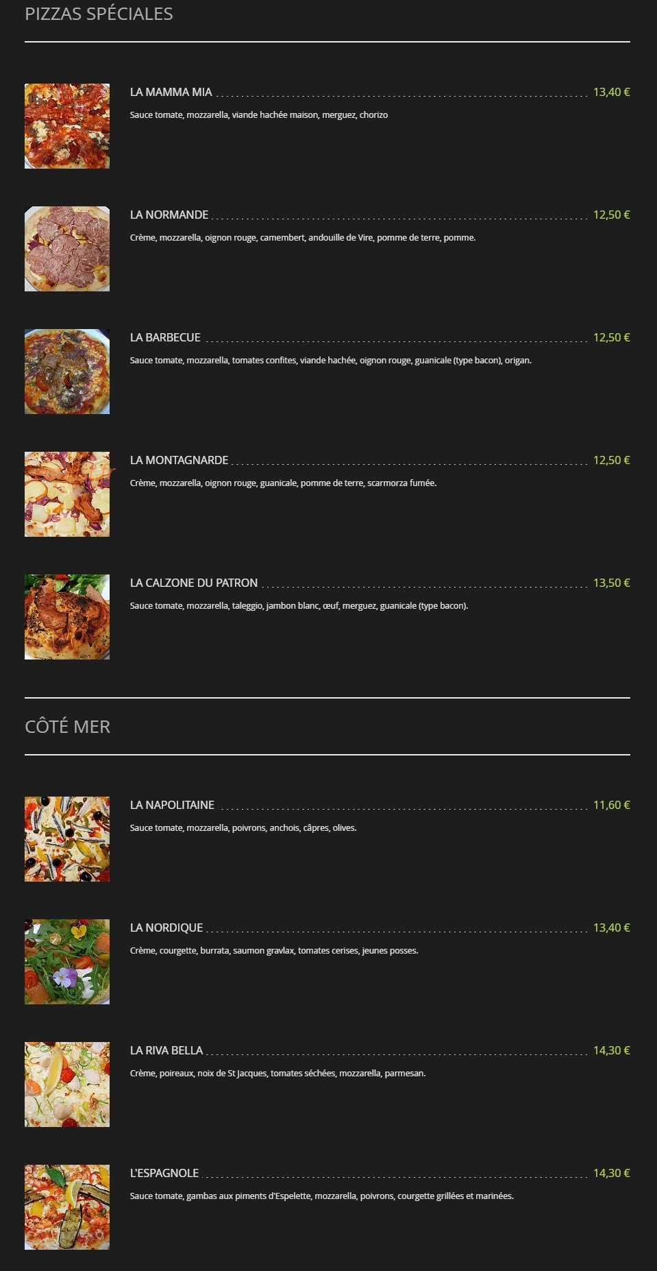 Mamma Mia — carte page 11
