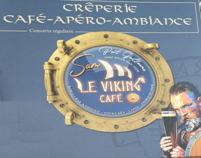 Le viking café — carte page 1