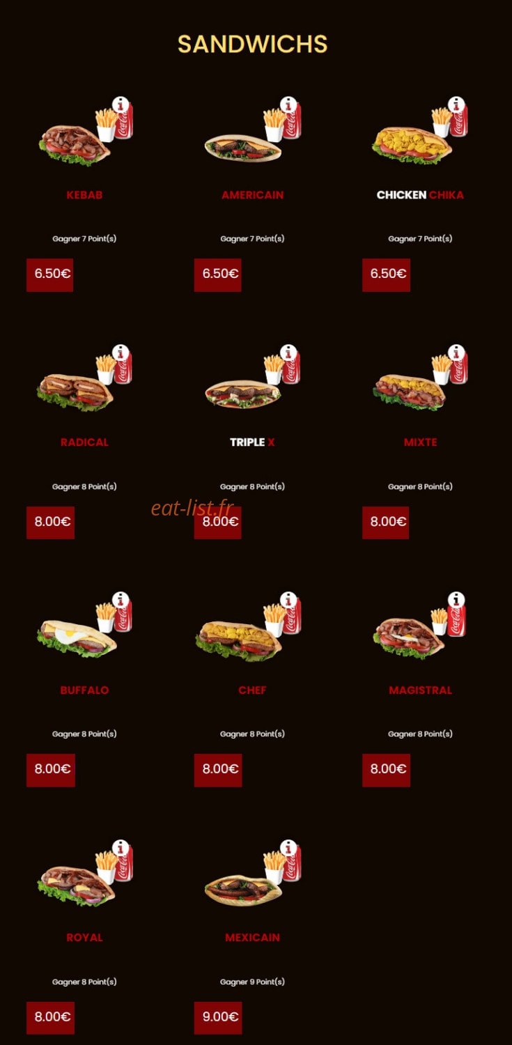 Pizza Presto — carte page 5