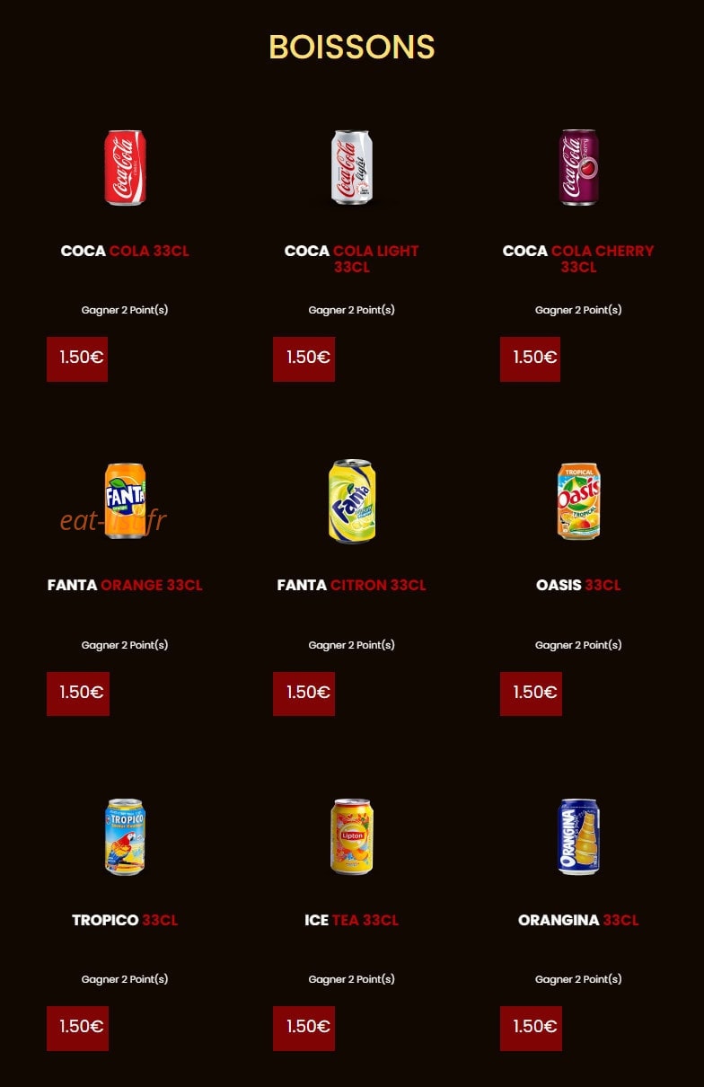 Pizza Presto — carte page 11