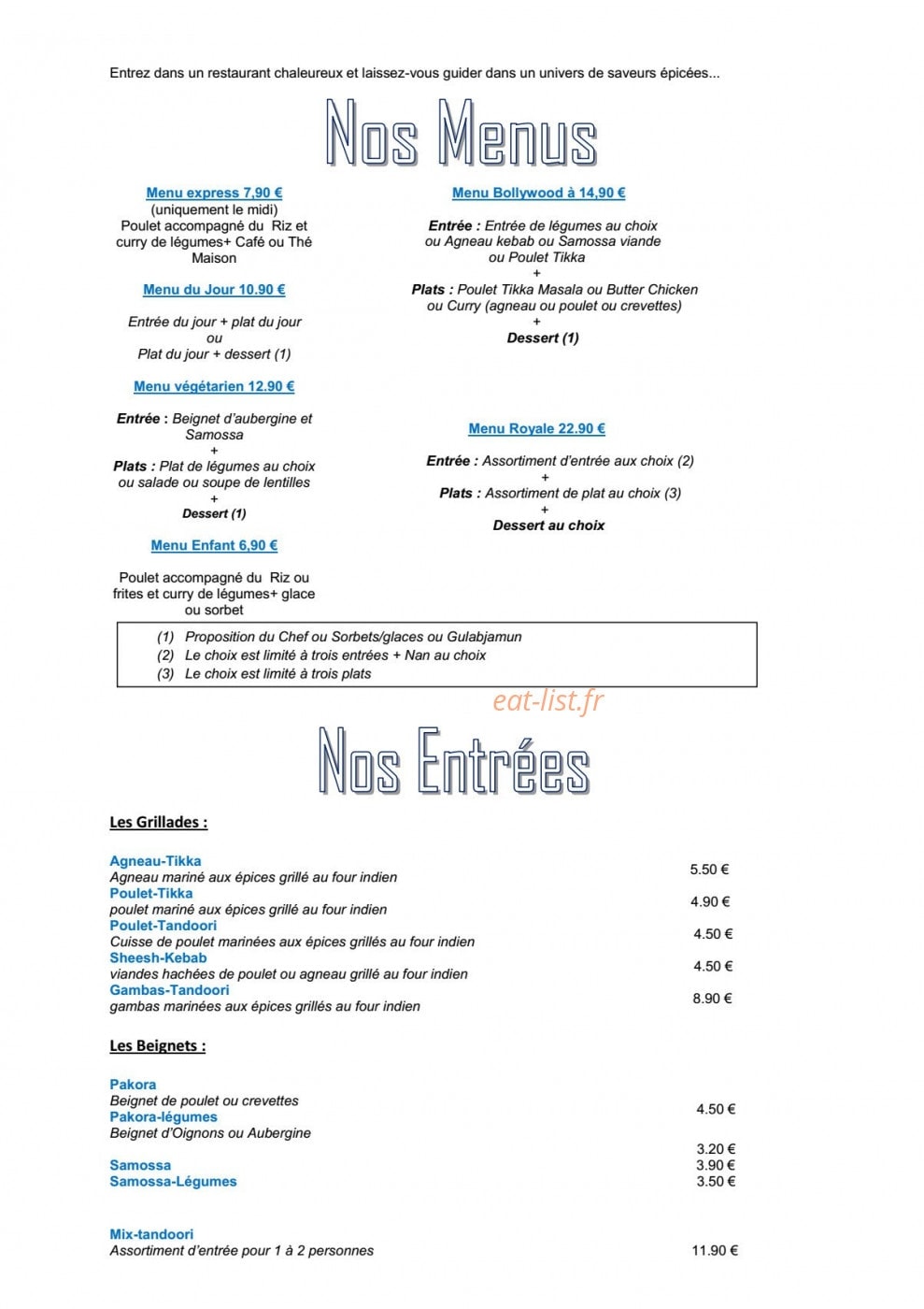 Bollywood — carte page 2