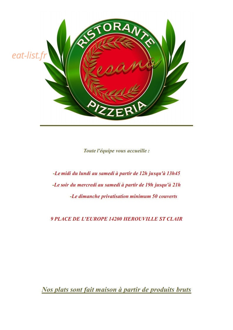 Cesano — carte page 1