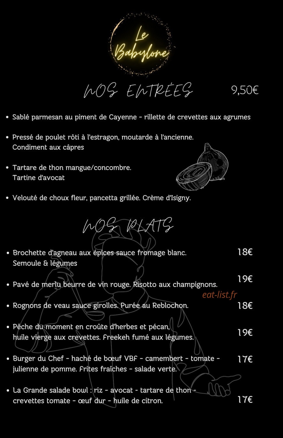 Le Babylone — carte page 1