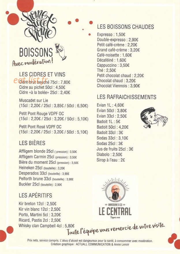 Le Central — carte page 4