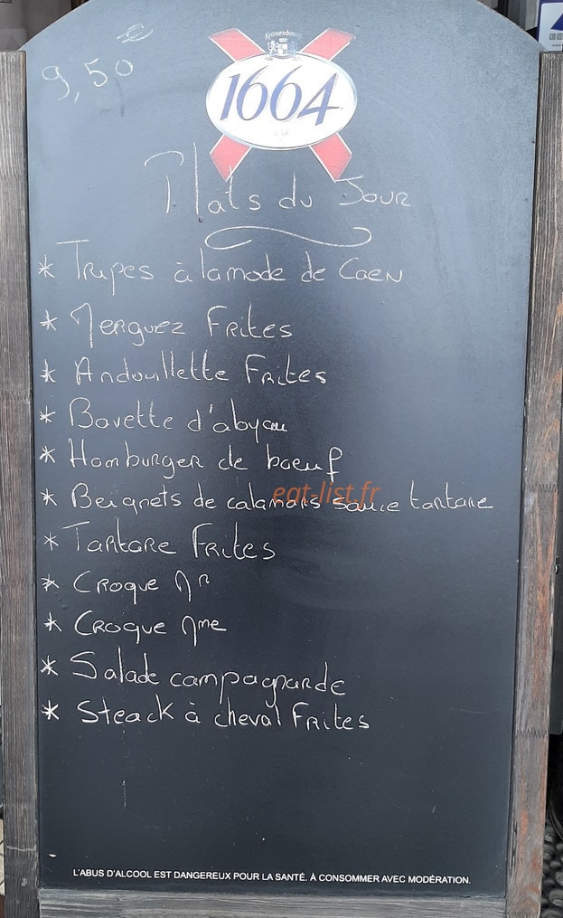 Le Saint Clair — carte page 1
