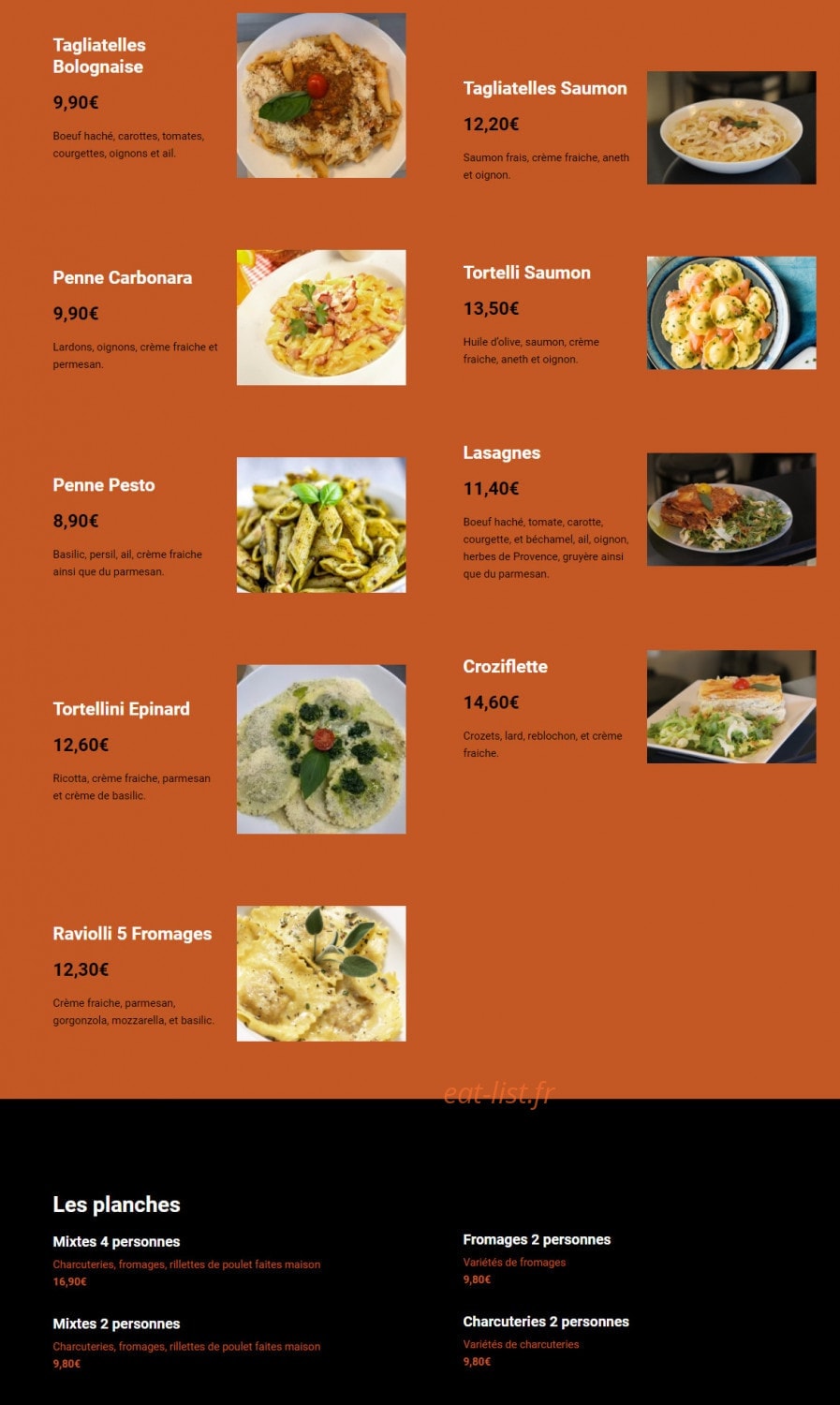 Ô Jours Heureux — carte page 8