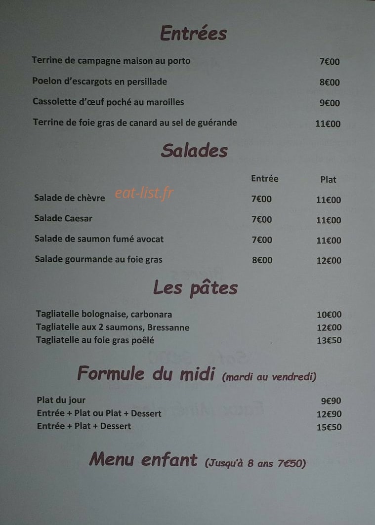 Le Poivrier — carte page 2