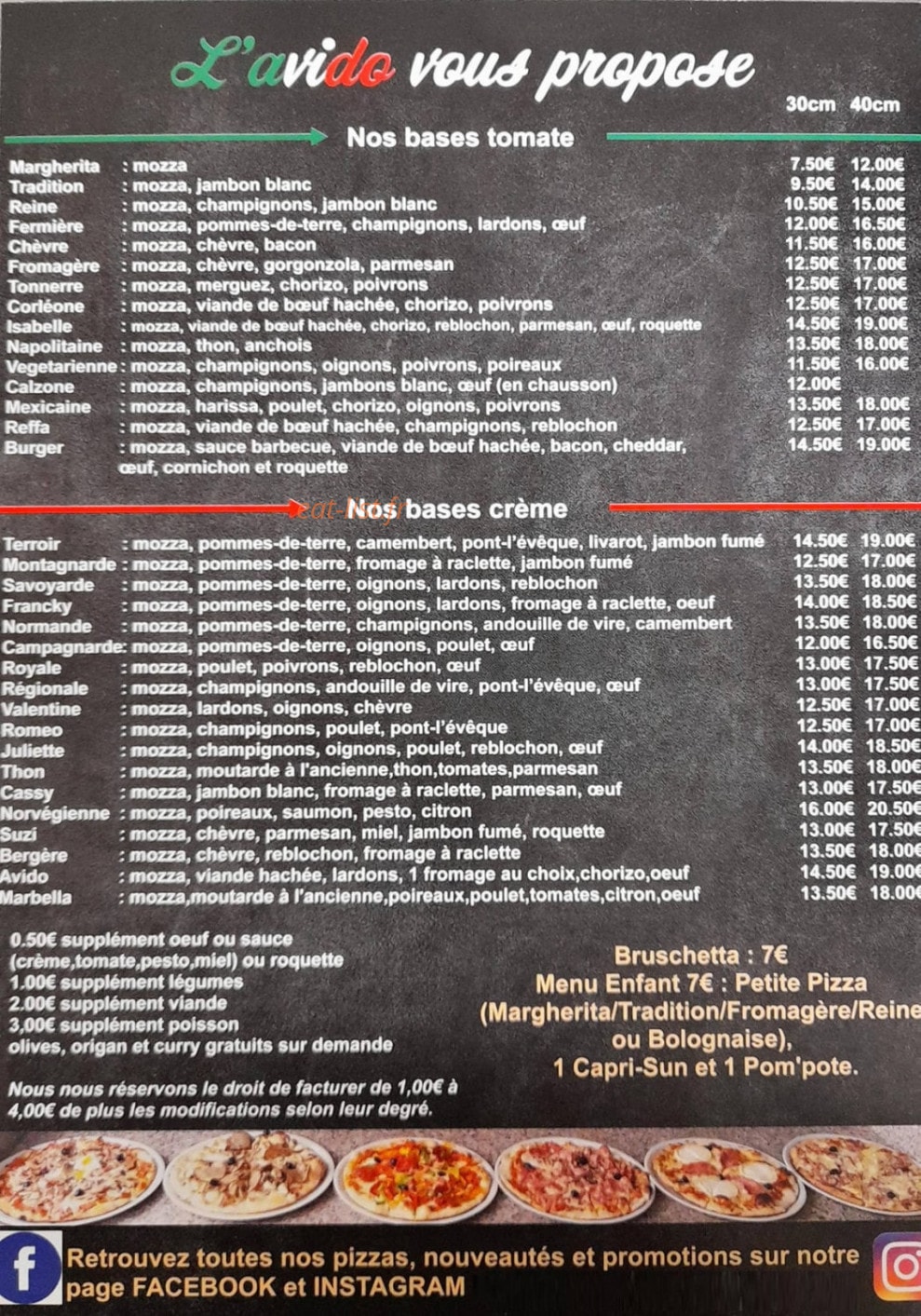 L'Avido — carte page 2
