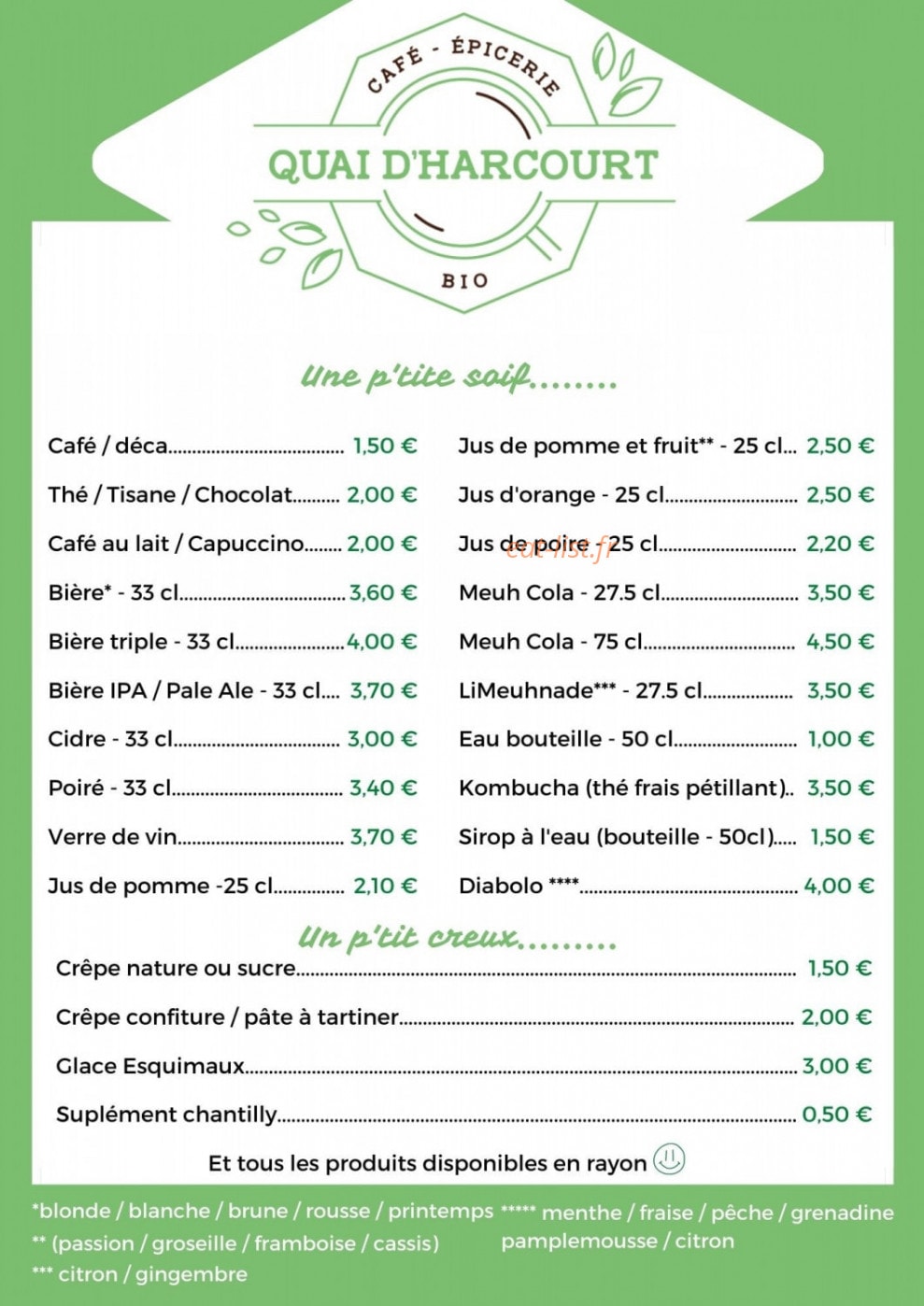 Le Quai d'Harcourt — carte page 1