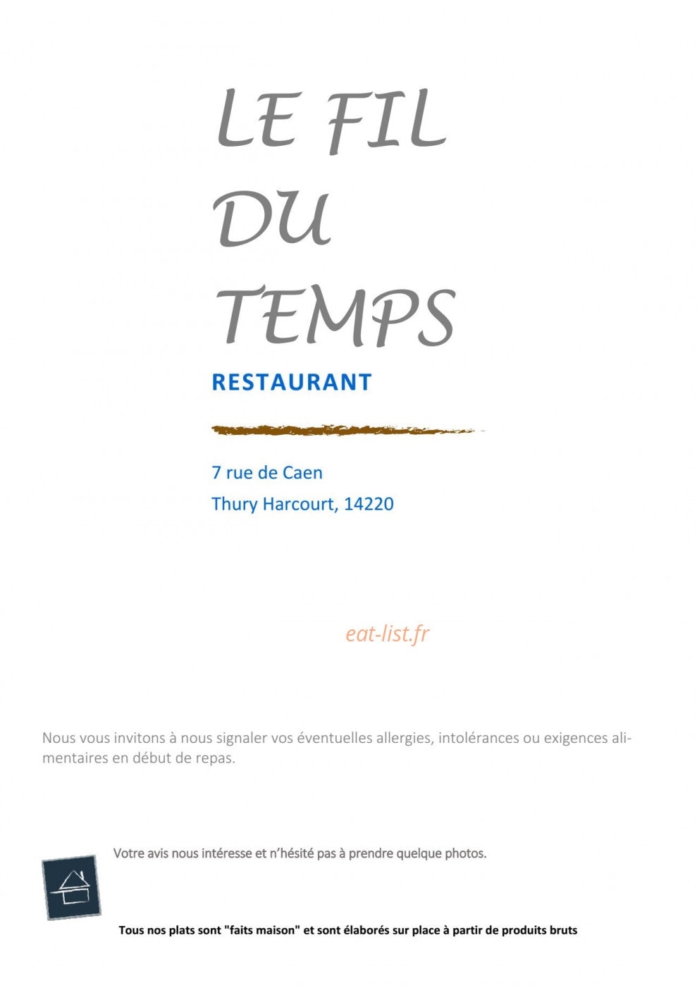 Le fil du temps — carte page 1