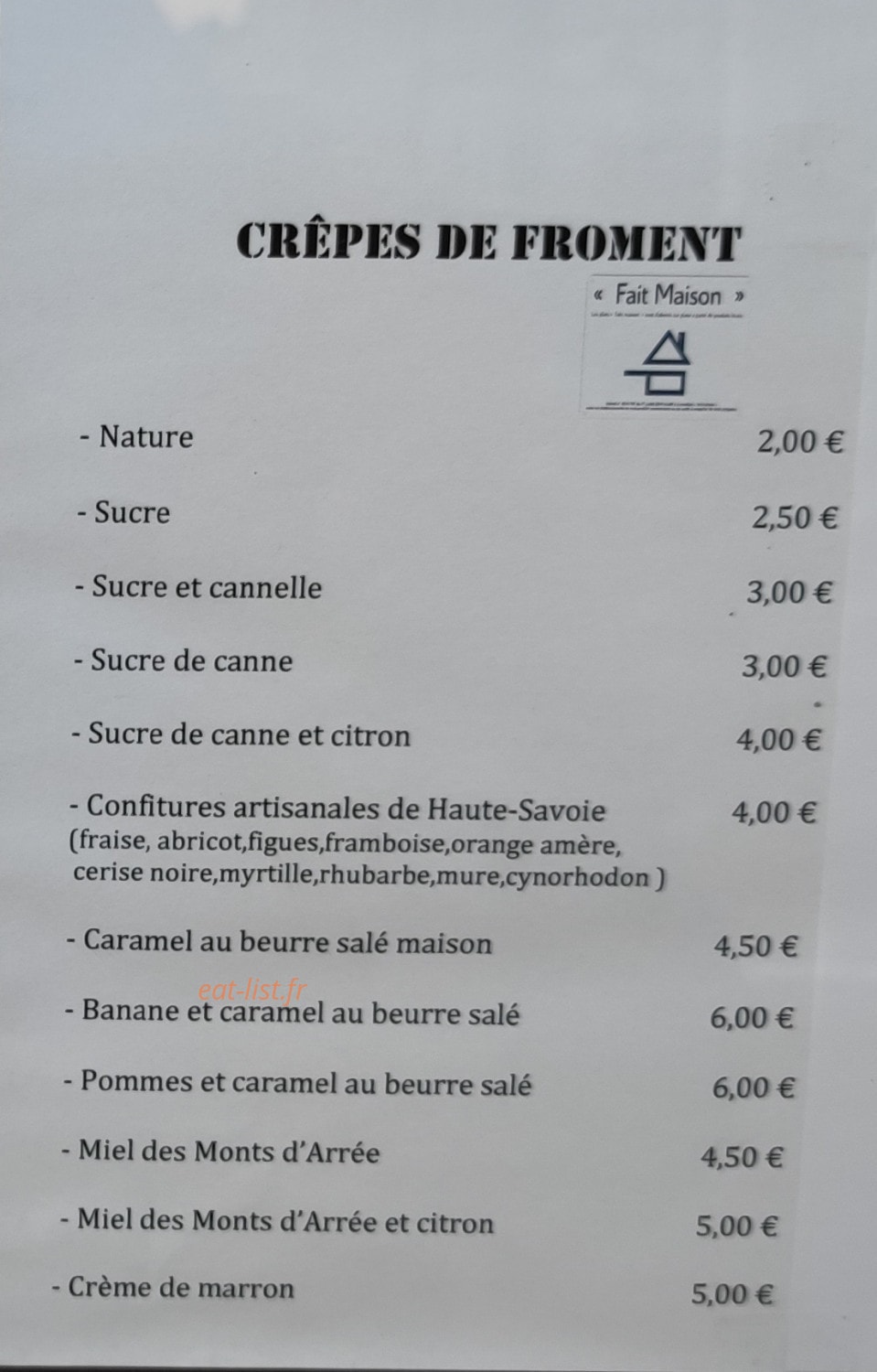 La Gavotte — carte page 3