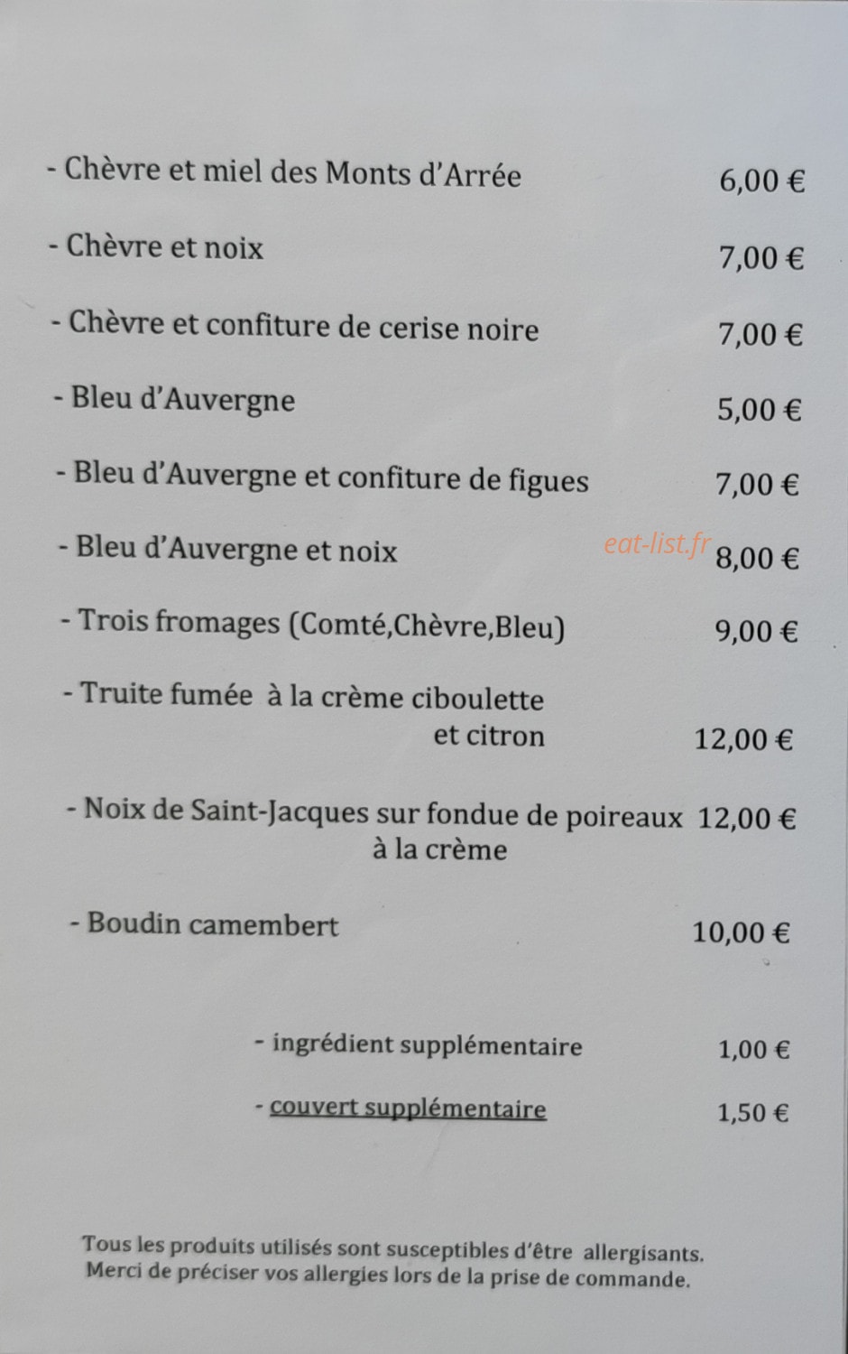 La Gavotte — carte page 2
