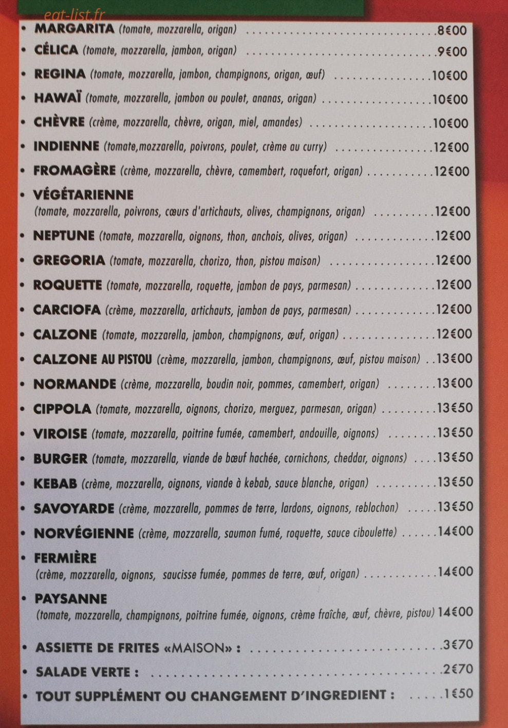 Le Central — carte page 2