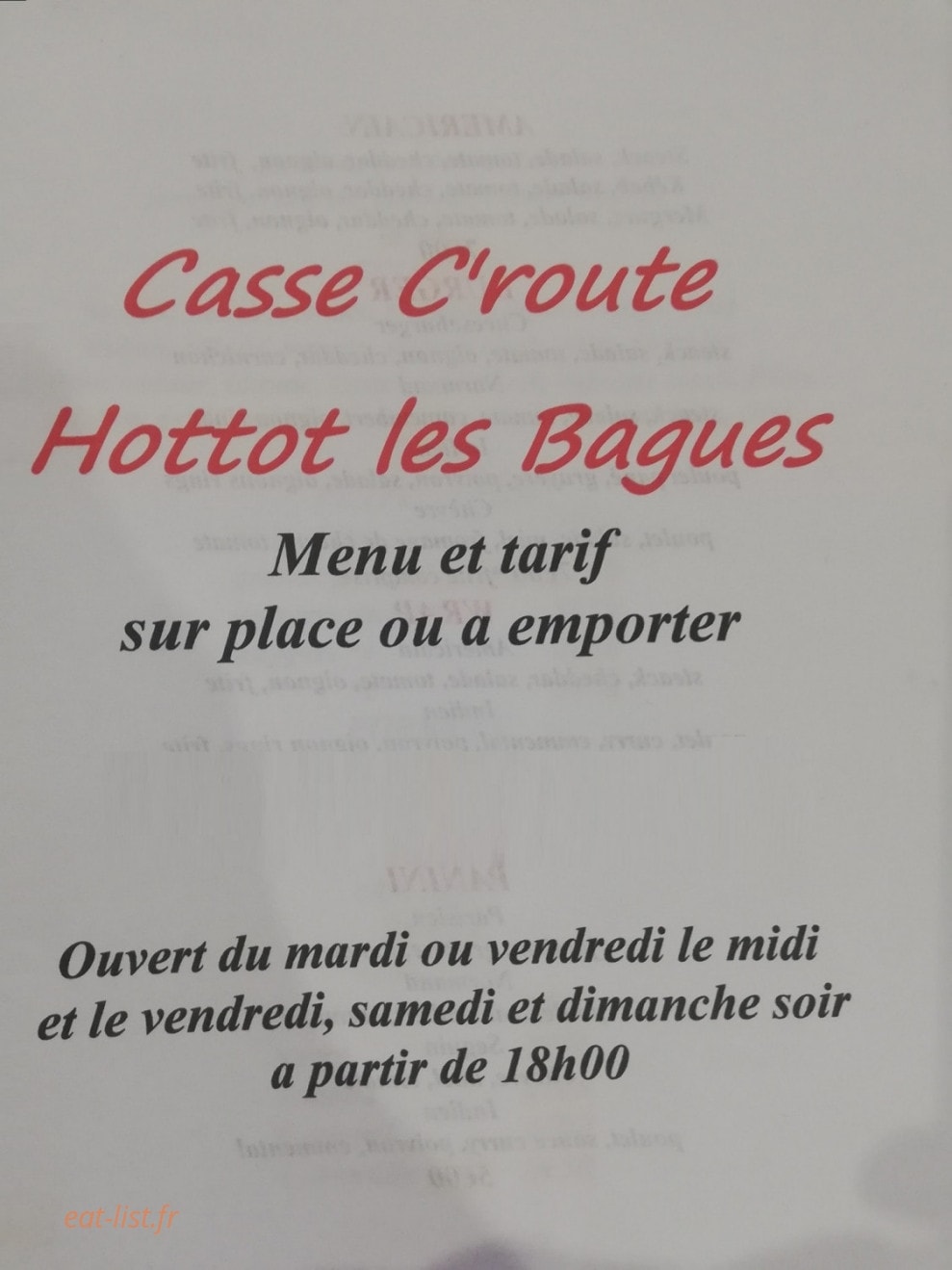 Casse C'route — carte page 1