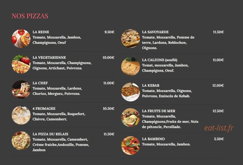 Le Relais De Lingèvres — carte page 2