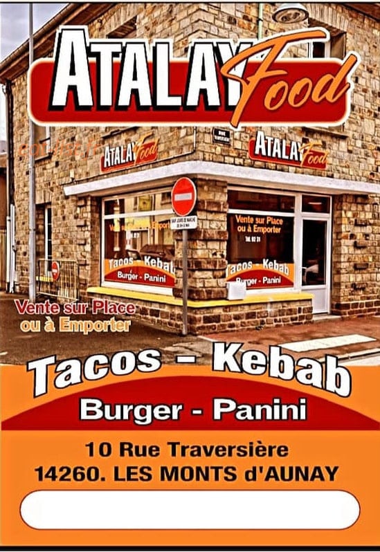 Atalay Food — carte page 1