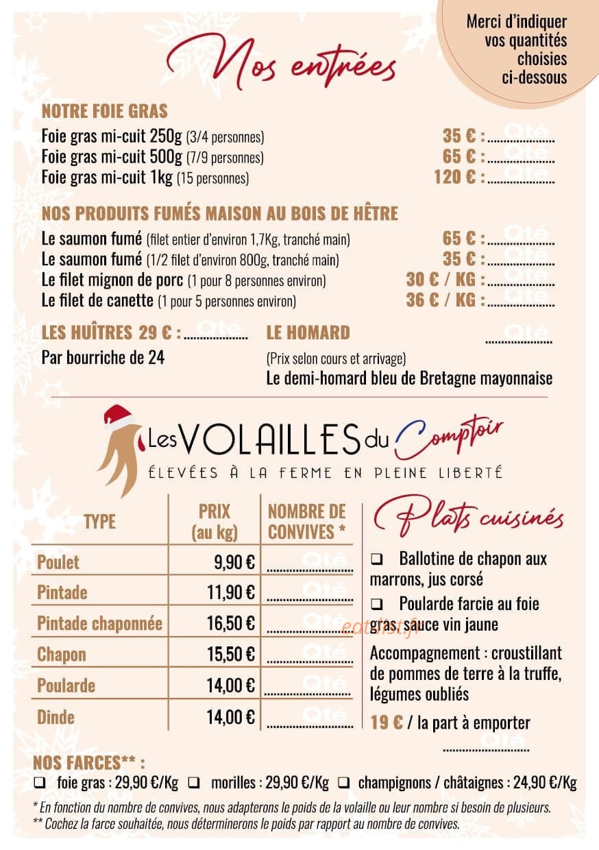 Les Comptoirs de Pierre — carte page 1