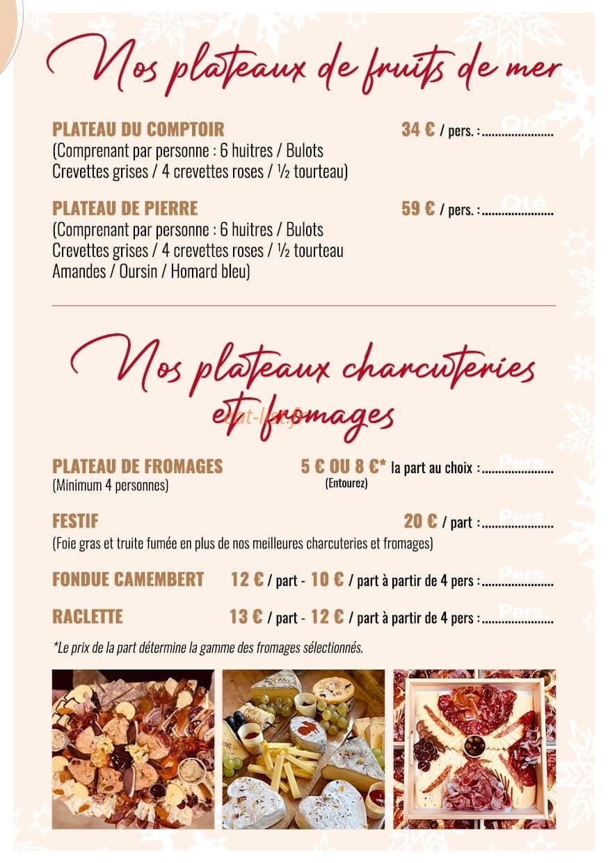 Les Comptoirs de Pierre — carte page 2