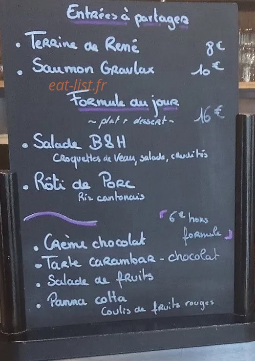Bouchon & Houblon — carte page 1