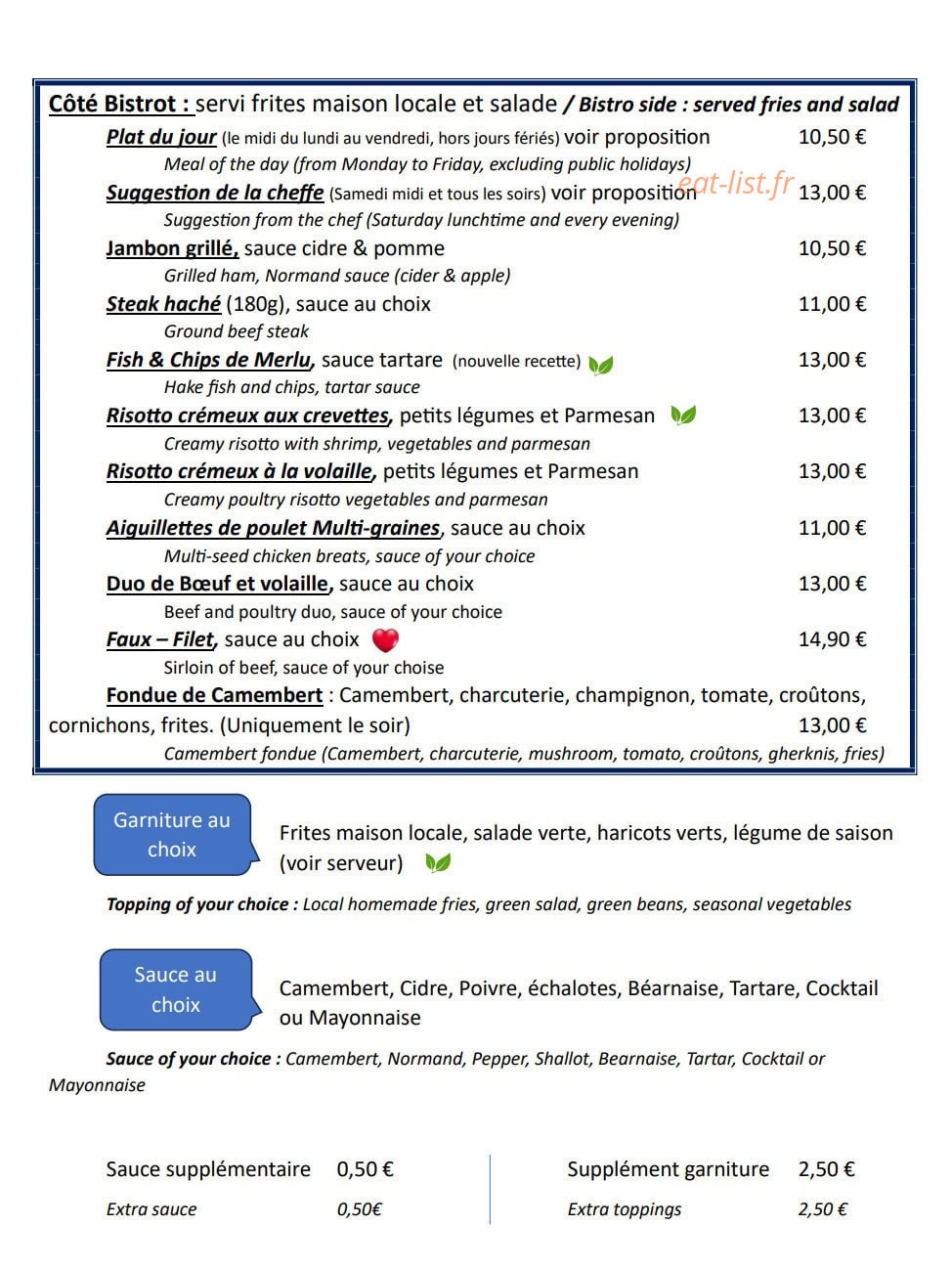 L'Ô à la bouche — carte page 2