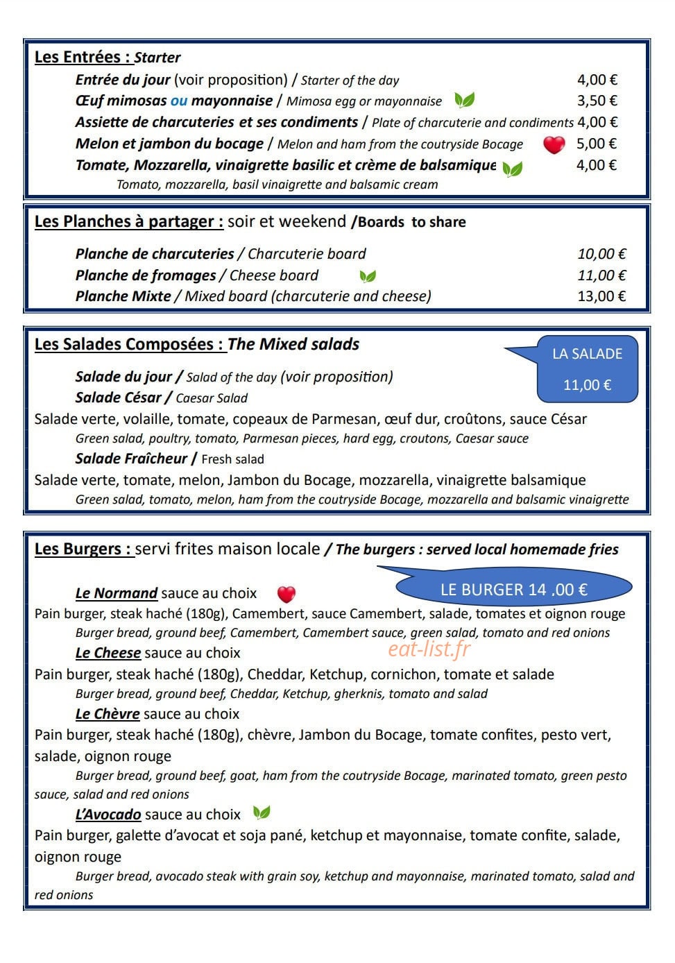 L'Ô à la bouche — carte page 1
