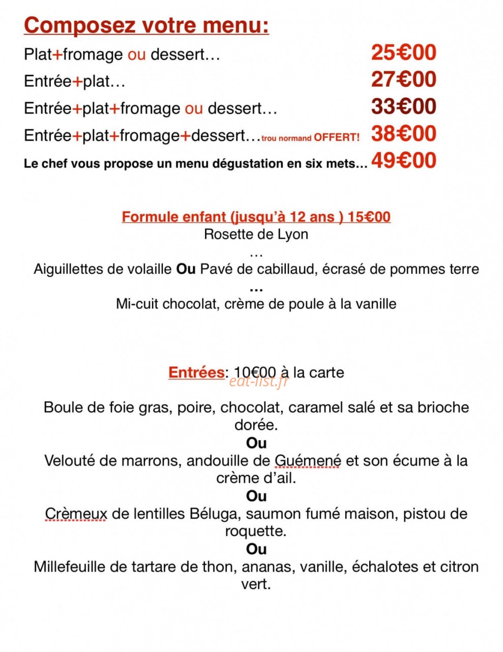 Les 3 Rois — carte page 1