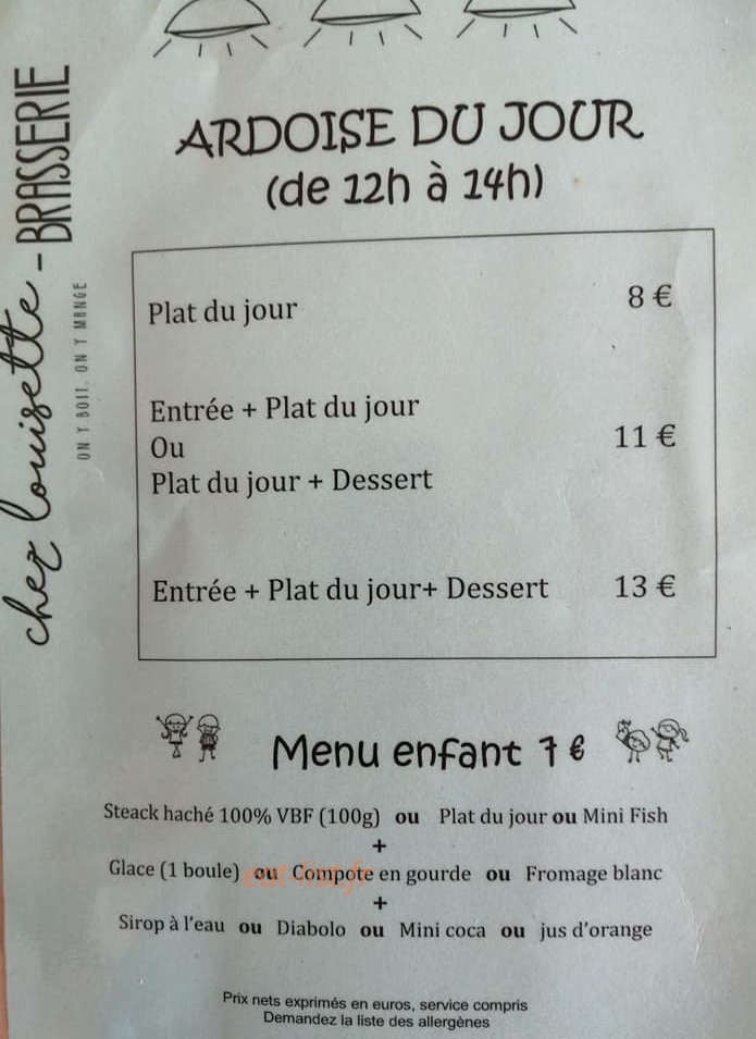 Chez louisette — carte page 2