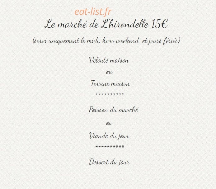 L'hirondelle — carte page 5